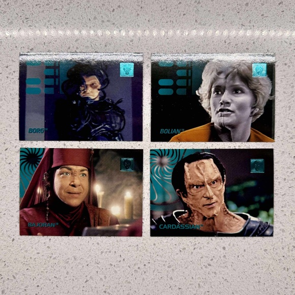 STAR TREK 30 YEARS PHASE 1 (1995) COMPLETE TRADING CARD SET - Picture 3 of 4